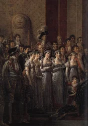 Konsekracja cesarza Napoleona I (fragment)